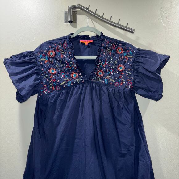 Vilagallo Eliza Dress- Navy - Picture 10 of 15